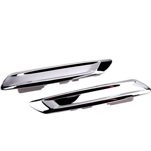 1 Pair 51137336645 51137336646 Car Exterior Front Fender Trim Molding Panel Cover Fit for BMW F10 Sedan 2013 2014 2015 2016