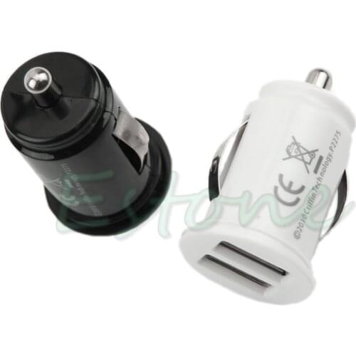 1X Universal Car Adapters Charger Dual USB Power Port Adapter Cigarette Lighter Converter