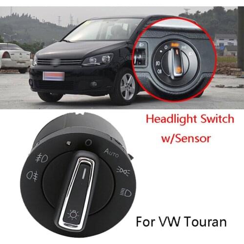 AUTO Head/Foglights Controller Switch Light Sensor Module For VolksWagen Touran