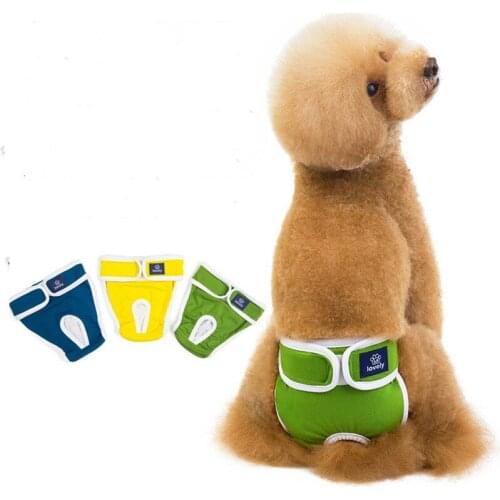 Pet Physiological Pants, Dog Menstrual Pants, Anti-harassment Panties, Pure Color Dog Sanitary Pants