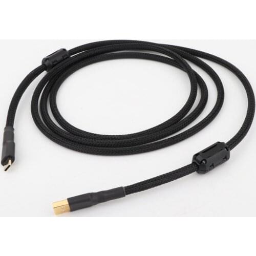 Hi-end USB line hifi USB cable Dual magnetic ring Gold-plated amplifier DAC cable USB A to micro USB