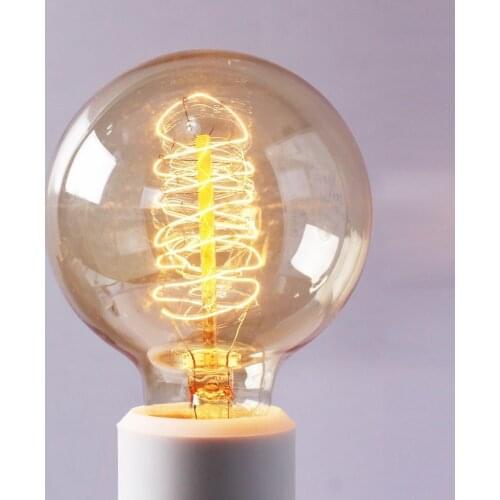 Edison Tungsten Filament Vintage Antique E27 Light Bulb Reproduction Droplight 220V 40W Ampoule Retro Lamp
