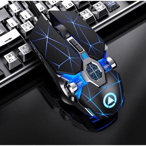 Adjustable 3200DPI Wired Mouse Professional Gaming Mouse Mechanical Sensitive Silent Mouse USB Cable Backlit Computer Mice