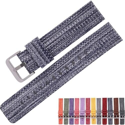 22mm 20mm Watch Strap For Samsung Galaxy Active 2 Nylon Watch Bracelet for Huawei Watch GT 2 Watch Band for Samsung Galaxy 42mm