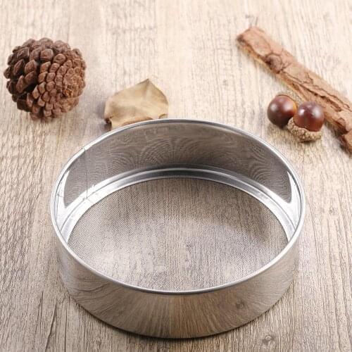 15cm Ultra-fine Stainless Steel Flour Sieve Mesh Flour Sifter Strainer Powder Rice Sieve Baking Tools Home Kitchen Accessories