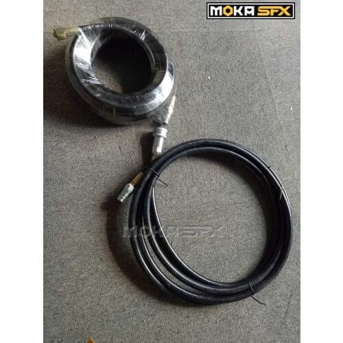 6m High pressure Resin hose extend hose to connect with co2 gas tank for co2 jet machine