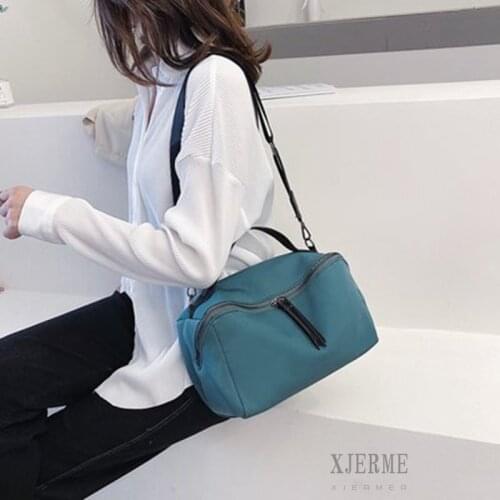 Longxiang bag new fashion all-match lady messenger bag waterproof Oxford cloth large capacity sports single shoulder bag