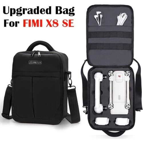 Upgraded Shoulder Bag Backpack for Xiaomi FIMI X8 SE Quadcopter Accessories Shockproof Shoulder Carry Case Storage Bags
