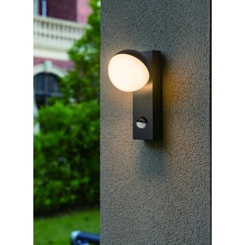Smart Sensor Switch Base 340 Degrees Rotatable Simple And Stylish Waterproof And Rust-proof Fixed Wall Lamp