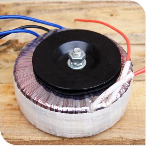 150W pure copper toroidal transformer, output: 32V-0-32V 2.3A, primary DC resistance: about 10 ohms