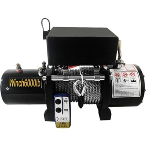 24v Electric winch 3000/4000 /4500lb Handle/wireless Wire rope ATV winches for Beach bugg