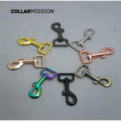 25mm multiple color options electroplating hook buckle for key chain dog collar handbag accessories durable hardware