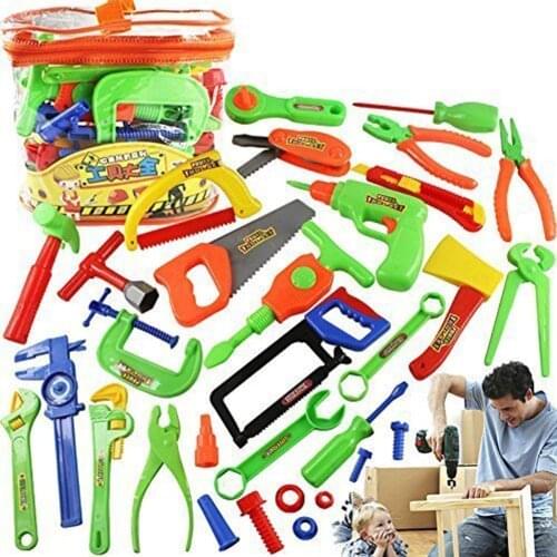 34pcs / lot Childrens educational toys play house playsets repair tools