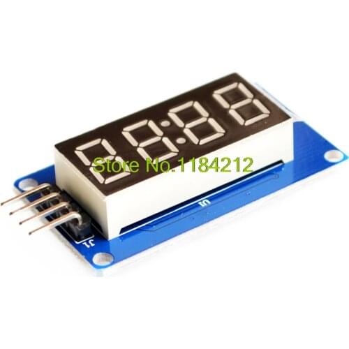 4 digital display with adjustable brightness LED module clock Point Accessories Blocks for