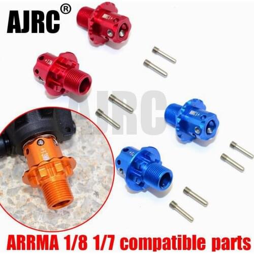 ARRMA 1/7 1/8 RC car adapter KRATON/ SENTON aluminum alloy multi-purpose can extend 13MM hexagonal adapter-1 pair AR310484