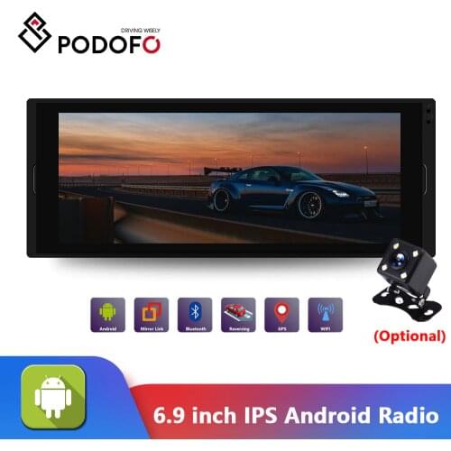 Podofo Car Radio Universal 2 Din Car Multimedia MP5 Player Radio Bluetooth Auto radio 7'' Touch Screen FM USB Audio Car Stereo