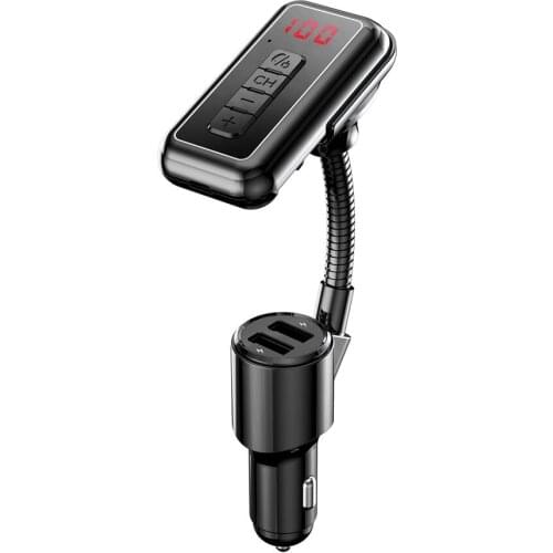 Car Parts New 2 In 1 Car FM Modulator Radio Transmitter Wireless 5.0 3.1A USB Wireless Car Charger Kit Car Audio Aux MP3 Player