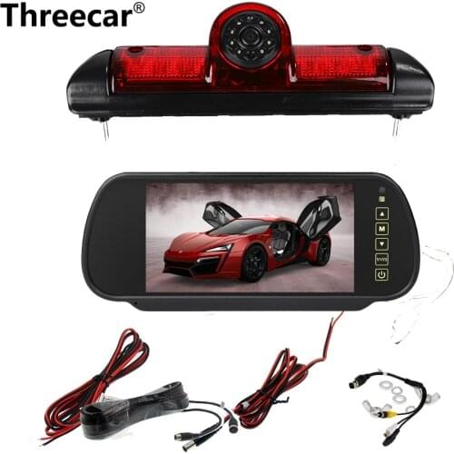 Car Brake Light Rear view camera Backup CCD for Citroen JUMPER III / Fiat DUCATO X250 / Peugeot BOXER III LED IR Parking Camera