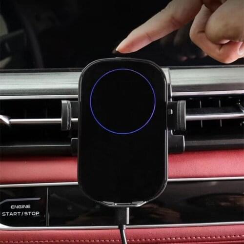 Wireless Charging Car Phone Holder GPS Stand Mobile Phone Gravity Bracket For Toyota RAV4 2019 2020