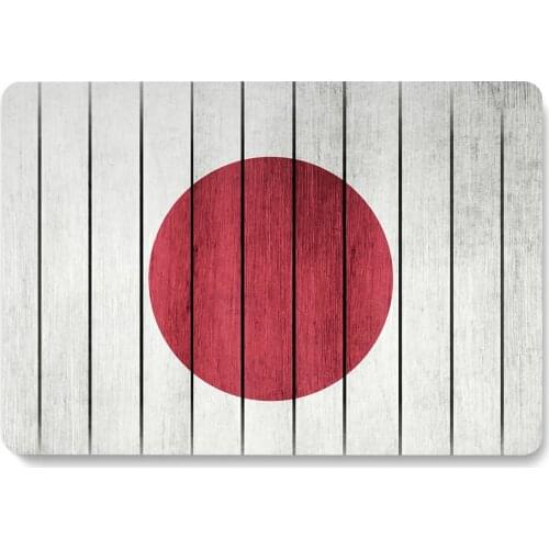 Wood Flag Of Japan Pattern Laptop Case For Apple MacBook Retina Air 11 12 13.3 New Pro 15.4 16 inch Cover shell