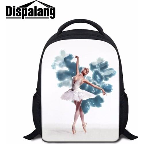 Dispalang Cute Kids Mini School Bags Dancing Ballet Girl Children Book Bags Preschool Kindergarten Backpack Toddler Shoulder Bag