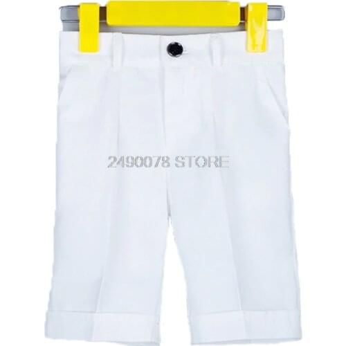 Formal Trousers For School Boys Preppy Style Short Pants Teenager Casual School Uniforms for Children Clothes 2-16 Years Old
