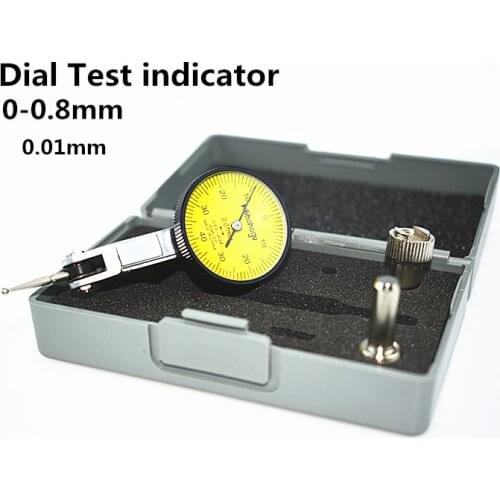Jrealmer 0-0.8mm Lever Dial Test Indicator Precision Dial indicator Dialgauge Messuhr