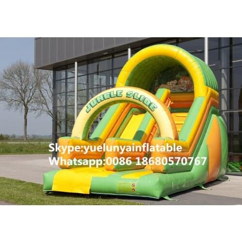China Guangzhou) manufacturers selling inflatable slides,Animal Paradise Slides KY-681