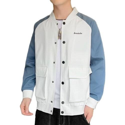 New Mens jacket women Spring Autumn fashion couples trendy brand baseball uniform Bomber Jacket tops hot sale