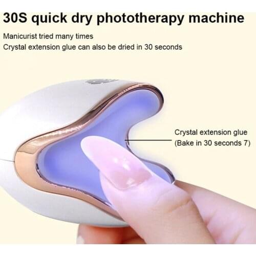 6W Nail Lamp Led Mini Nail Dryers Lamp Quick-drying Phototherapy Baking Lamp