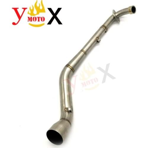 Modified Steel Motorcycle Slip On Exhaust Pipes Front Link Muffler Silencers For Honda MSX 125 Grom MSX125 2012-2017 2014 2015