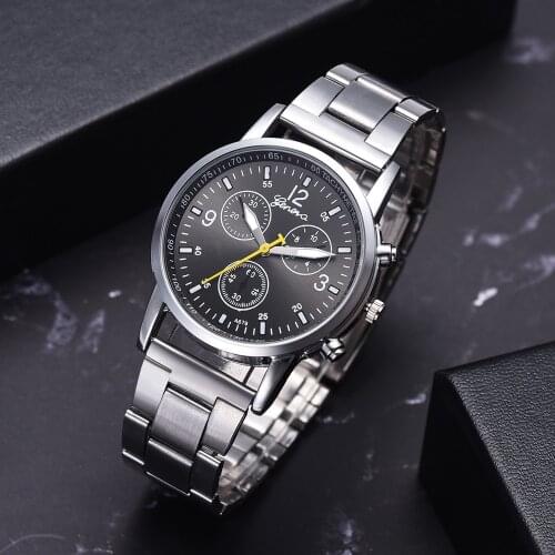 Fashion Watch Men Steel Belt Analog Sport Quartz Wrist Watch Sports Wristwatch Mens Watches Top Brand Luxury Relogio Masculino