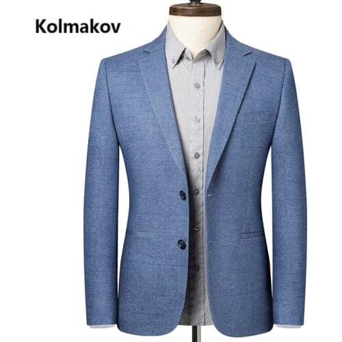 2020 new arrival spring Single breasted blazer men blue business casual blazers men,mens Suit fashion high quality jackets men