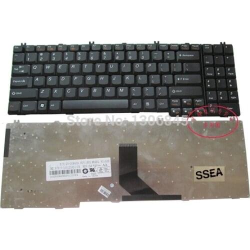 SSEA New US Keyboard For Lenovo G550 G550A G550M G550S G555 G555A G555AX laptop black keyboard