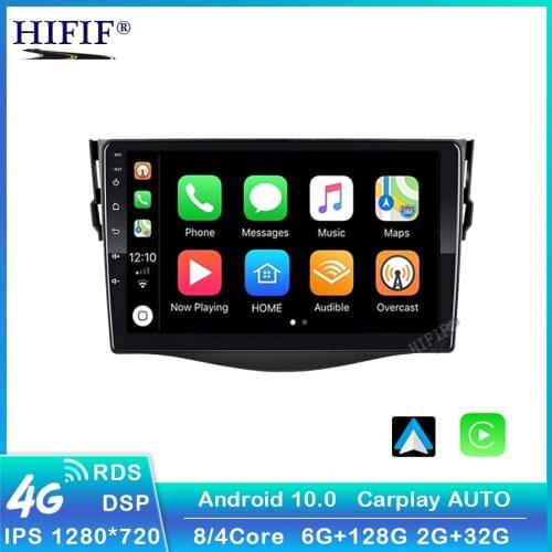 New!! 9'' 2din Android 10 Car DVD Player for Toyota RAV4 Rav 4 2007 2008 2009 2010 2011 Car Radio GPS Navigation Wifi Player