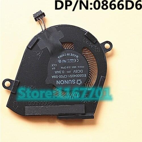 New Original Laptop/Notebook CPU Cooling Fan For Dell Latitude E7300 7300 0866D6 EG50040S1-CF00-S9A DC28000NDS0