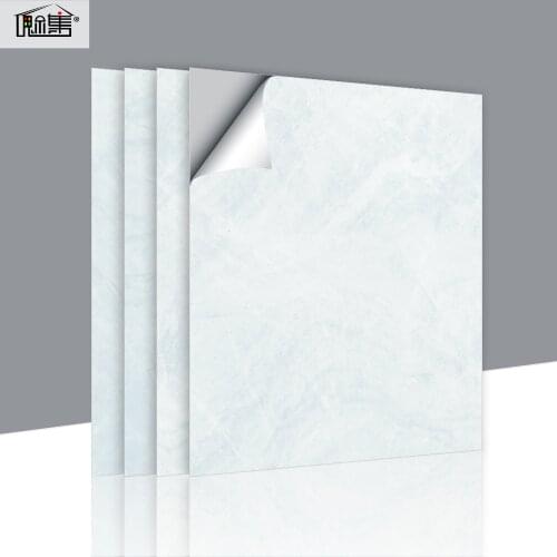 New product square marble tile stickers self-adhesive paper kitchen stove living room bedroom decoration wall stickers