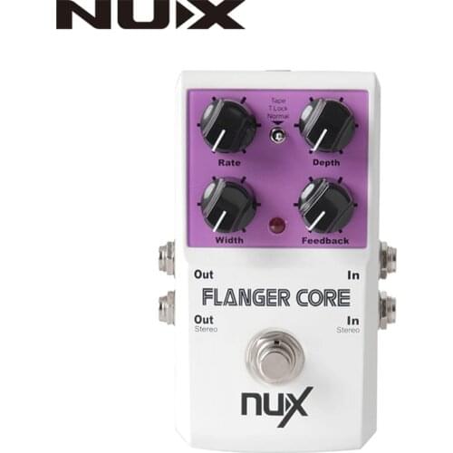 NUX Flanger Core Guitar Effects Pedal Normal & Tape Flanger True Bypass