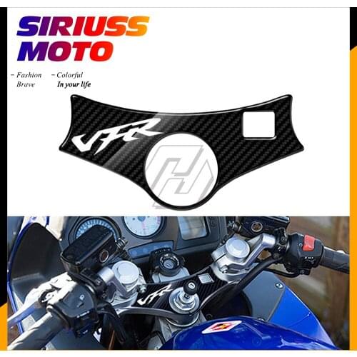 3D Carbon-look Upper Triple Yoke Defender Case for Honda VFR800 Up To 2001