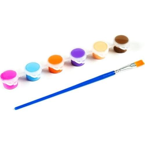 1 Set 3ml/5ml Hand-painted Acrylic Paint Children Safe Painting Pigments Kindergarten DIY Art Graffiti Pigment Set
