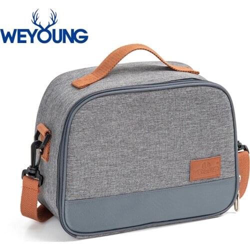 2020 New Tote Thermal Insulated Lunch Box Bag Cooler Handbag Bento Pouch Food Storage Bags for school office