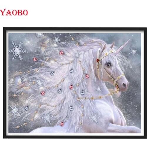 5D Diamond Painting Fantasy Unicorn Animal Full Square Diamond Embroidery New Arrival Rhinestones Needlework Handmade Gift