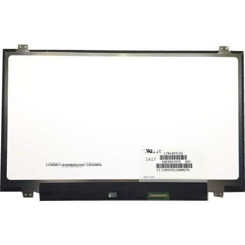 Free Shipping LTN140YL02 H01 LTN140YL02-H01 14.0''inch Laptop Lcd Screen Panel