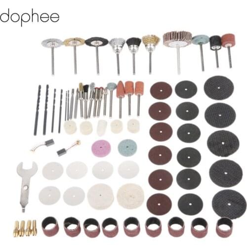 Dophee Dremel Accessorie Electric Drill Engraving Grinding Polishing Pad Cutting Sanding Cleaning for Rotary Tool Fit Power *75