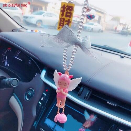 PB Playful bag Car decoration creative cute Angel Doll 8cm action hand made exquisite and interesting festival gifts HG125