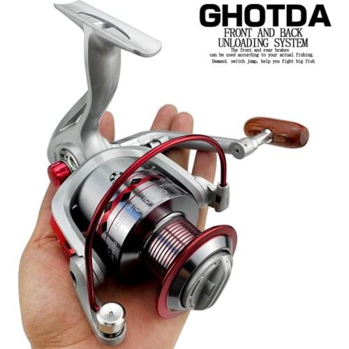 Spinning Reels Carrete de pesca 5.2:1 Metal Spool Fishing Reel Saltwater Reel for Fishing