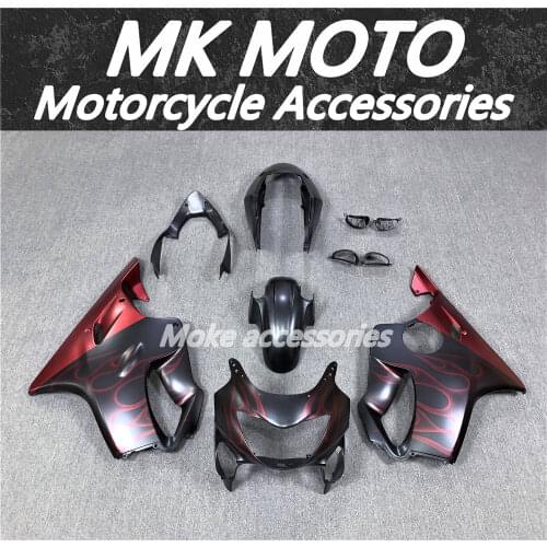 Motorcycle Fairings Kit Fit For Cbr600f F4 1999 2000 Bodywork Set High Quality Abs Injection Black Red Flame