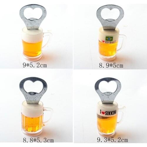 Rio brazil Sikkim Refrigerator Magnet Beer Bottle Opener Decorative Fridge Magnet Sticker Home Decoration Beer Bottle Opener