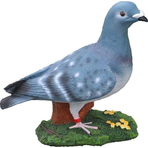 Simulation pigeon statue in resin garden scenic spot Gardening micro landscape decorations European-style home decorations