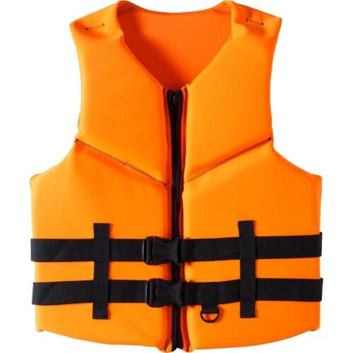 Adult Life Vest Neoprene Men Women Water Sports Buoyancy Jacket Swimming Vest Boating Surfing Kayak Drifting Ski Freeshipping